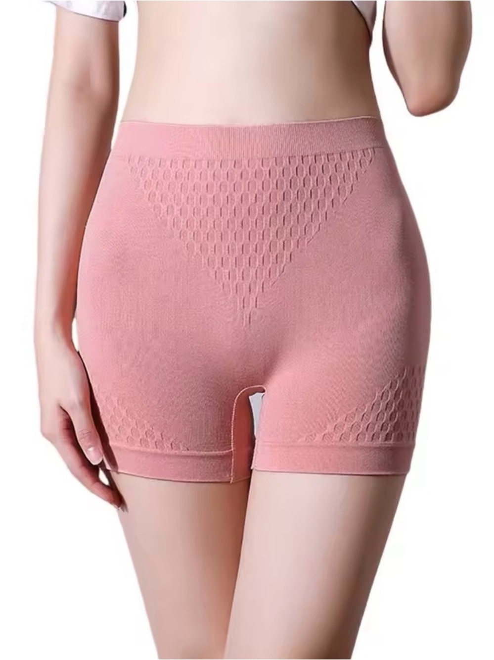 Women’s Seamless High-Waist Shaping Shorts - Dusty Rose